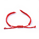 Création de bracelets de corde en nylon tressée(AJEW-M001-11)-3