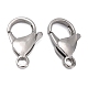 316 Surgical Stainless Steel Lobster Claw Clasps(STAS-M262-03-19mm)-2