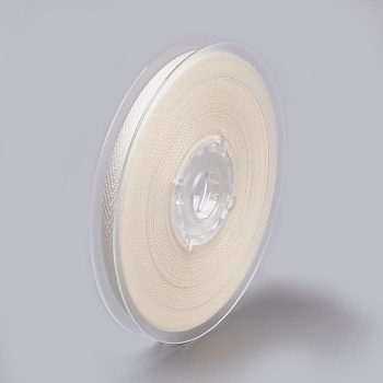 Rayon and Cotton Ribbon, Twill Tape Ribbon, Herringbone Ribbon, Beige, 3/8 inch(9mm), about 50yards/roll(45.72m/roll)