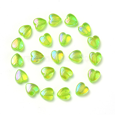 100pcs perles acryliques transparentes écologiques(TACR-YW0001-07G)-3