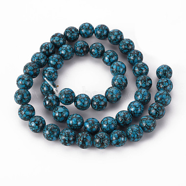 Jaspe normal brins de perles(G-T132-034A)-2