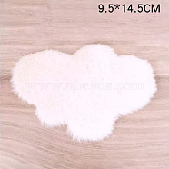 Fluffy Miniature Carpets, for Dollhouse Bedroom Decoration, Cloud Pattern, 95x145mm(MIMO-PW0001-005C)