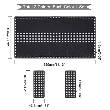 CHGCRAFT 2 Sets 2 Colors DIY Knitting Bags Kits(DIY-CA0003-14)-2