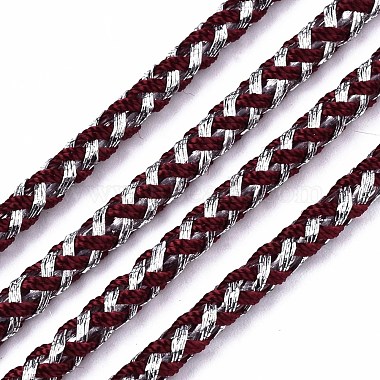 3.5mm FireBrick Polyester+Metallic Cord Thread & Cord
