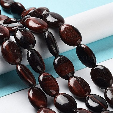Natural Red Tiger Eye Beads Strands(G-L164-A-27)-2