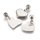 304 Stainless Steel European Dangle Charms Sets(PALLOY-JF00364)-1