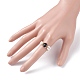 Bling Square Glass Finger Ring(RJEW-TA00018-04)-3