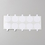 Double Sided Adhesive Dots, Removable Sticky Putty with Tear Position No Trace Damage for Wall Hanging Festival Decoration, White, 25x31mm(DIY-WH0308-515)