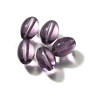 K9 Glass, Imitation Austrian Crystal Beads, Oval, Thistle, 11x8mm, Hole: 1.8mm(GLAA-R004-01A)