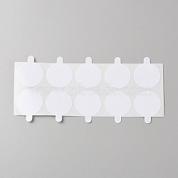 Double Sided Adhesive Dots, Removable Sticky Putty with Tear Position No Trace Damage for Wall Hanging Festival Decoration, White, 25x31mm(DIY-WH0308-515)