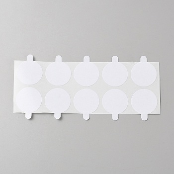 Double Sided Adhesive Dots, Removable Sticky Putty with Tear Position No Trace Damage for Wall Hanging Festival Decoration, White, 25x31mm