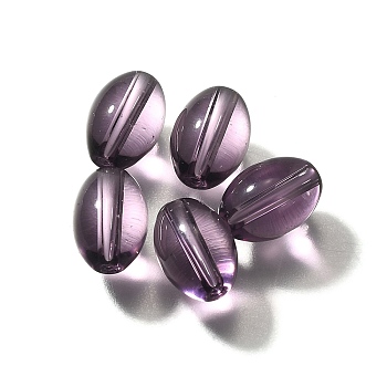 K9 Glass, Imitation Austrian Crystal Beads, Oval, Thistle, 11x8mm, Hole: 1.8mm