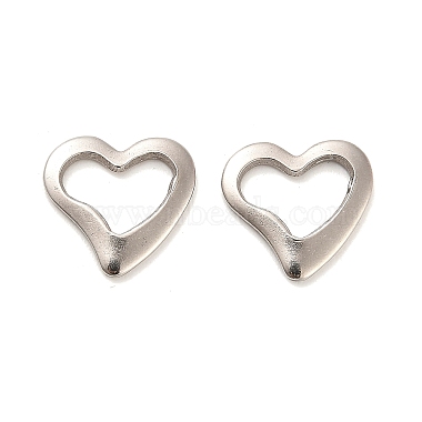 Stainless Steel Color Heart Stainless Steel Charms