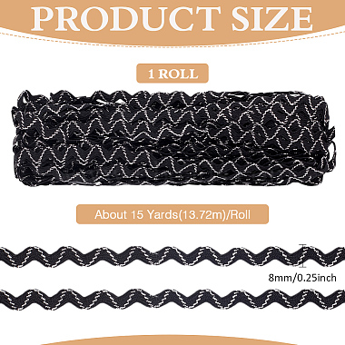 Polyester Wave Lace Ribbon(OCOR-WH0078-376B)-2