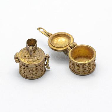 Brass Prayer Box Pendants(KK-F722-29C-RS)-3