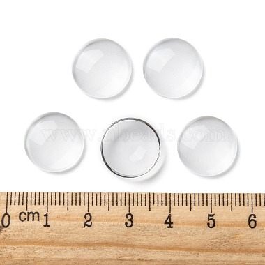 Transparent Glass Cabochons(GGLA-R026-15mm)-5