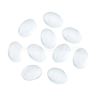 Transparent Oval Glass Cabochons(GGLA-R022-18x13)-5