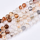 Natural Flower Agate Beads Strands(X-G-S359-237)-1