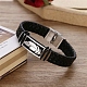 Leather Cord Braided Bracelets(PW-WG19457-02)-1