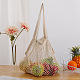 Cotton Woven Mesh Handle Tote Bag(HOUS-PW0002-02A-02)-1