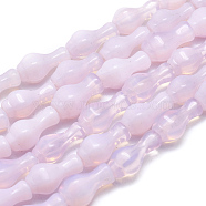 Opalite Beads Strands, Vase, 17.5~18.5x9.5mm, Hole: 1mm, about 20pcs/Strand, 13.78 inch(35cm)(G-L557-27)