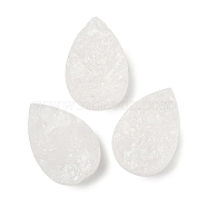 Natural Quartz Crystal Cabochons, Rock Crystal, Teardrop, 29.5~30x20.5x9.5~11mm(G-K338-40C-03)