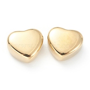 304 Stainless Steel Beads, Heart, Golden, 10.5x11x5mm, Hole: 1.8mm(STAS-J036-030G)