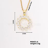 Hip-hop Street Style Unique Fashion Sunflower Brass Crystal Rhinestone Pendant Necklace with Cable Chain for Women Girl, Golden, 15.75 inch(40cm)+5cm(UD9662-1)