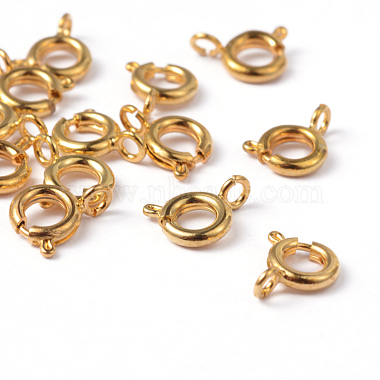 Brass Spring Ring Clasps(EC095-G)-3