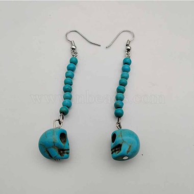 Synthetic Turquoise Earrings