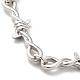 Alloy Thorns Link Chain Bracelet(BJEW-C026-01P)-2