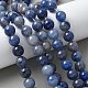 Natural Blue Aventurine(Dyed and Heated) Beads Strands(G-U015-10MM-01)-1