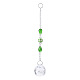 Faceted Crystal Glass Ball Chandelier Suncatchers Prisms(AJEW-G025-A06)-1