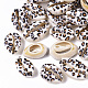 perles de coquillage cauri naturelles imprimées(X-SSHEL-R047-01-B02)-1