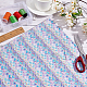 Fish Scale Pattern Polyester-Cotton Fabric(DIY-WH0430-114D)-5