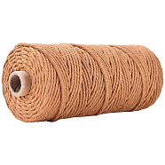 Cotton String Threads for Crafts Knitting Making, Peru, 3mm, about 109.36 Yards(100m)/Roll(KNIT-PW0001-01-16)