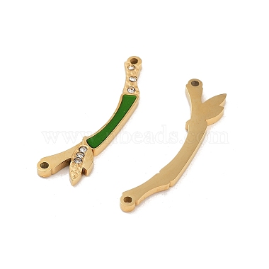 Ion Plating(IP) 304 Stainless Steel Green Enamel Links(STAS-I309-13G)-2