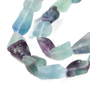 brins naturels bruts de perles de fluorite(G-G116-B01-01)-4