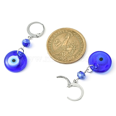 Evil Eye Glass Leverback Earrings(EJEW-JE05573-02)-3