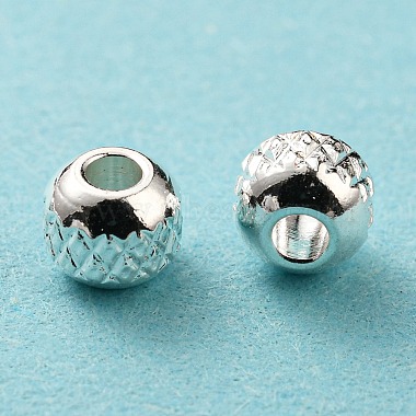 Silver Round 201 Stainless Steel Beads