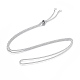 Adjustable 201 Stainless Steel Slider Necklaces(X-NJEW-L156-001P)-1