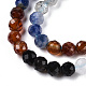 Natural & Synthetic Mixed Gemstone Beads Strands(G-D080-A01-02-13)-3