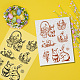 Timbres transparents en plastique pvc personnalisés de pâques(DIY-WH0618-0135)-7