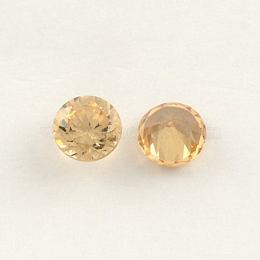 Cabochons à dos pointu de zircone cubique en forme de diamant(X-ZIRC-R004-5mm-04)-2