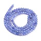 brins de perles de tanzanite naturelles(G-R475-033)-2