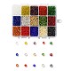 375G 15 Colors Glass Seed Beads(SEED-JP0004-01-4mm)-1