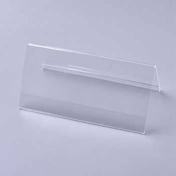 Acrylic Card Holder, for Desk Business Card Display, Name Card Organizer, Clear, 20.1x10.35x9.65cm