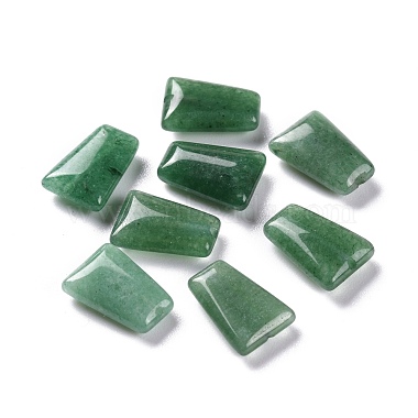 Trapezoid Green Aventurine Beads