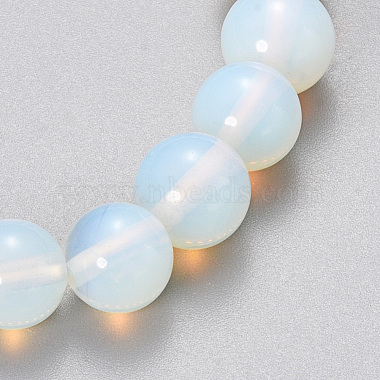 Bracelets extensibles en perles d'opalite synthétiques(BJEW-Q692-47-10mm)-2