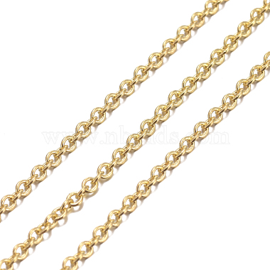 Brass Cable Chains(X-CHC-034Y-G-NF)-2